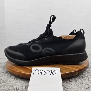 Oofos Mens 14 Oomg Sport LS Black Slip On Casual Lifestyle Recovery Daily Shoe